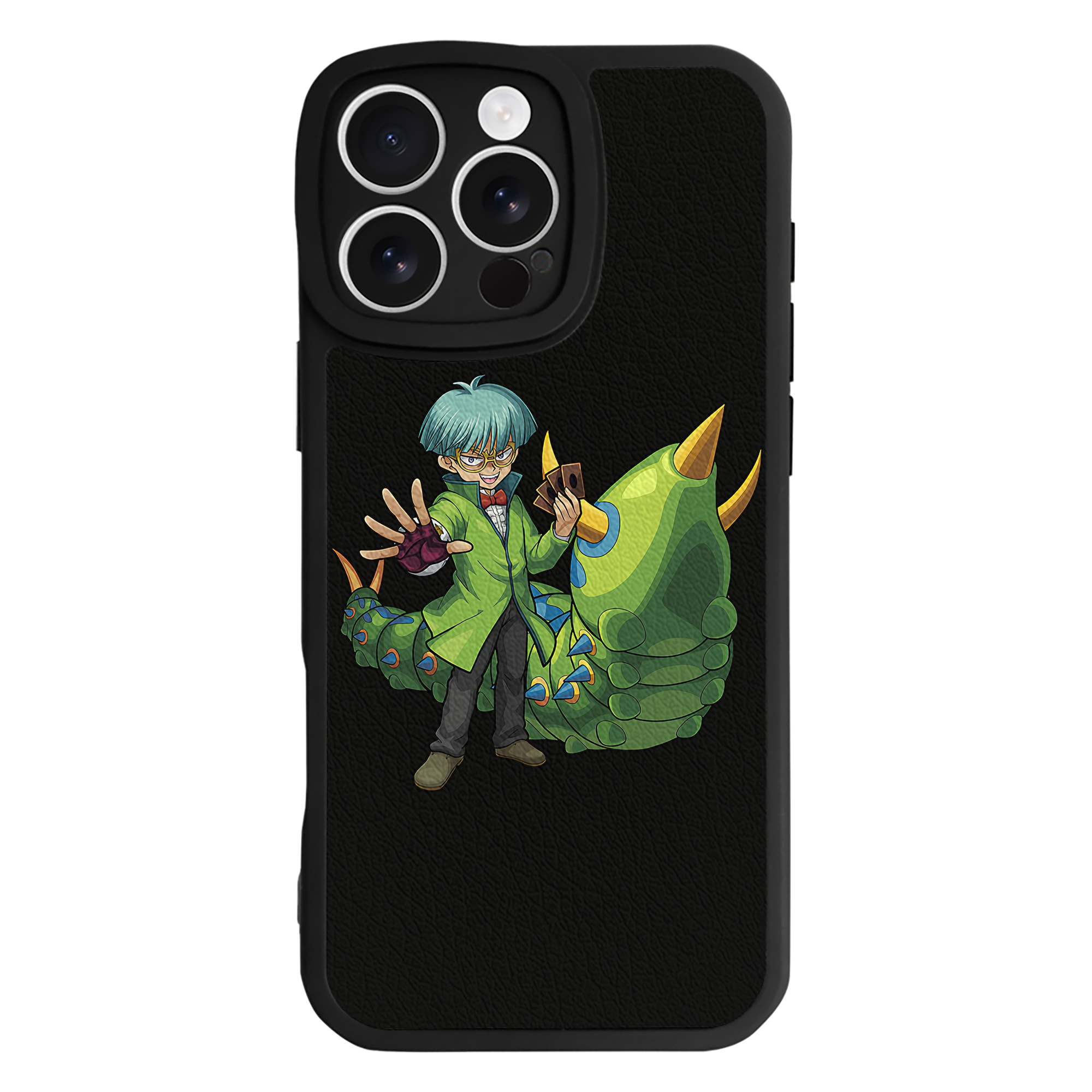 遊☆戯☆王 Yu-Gi-Oh! 【iPhone 16シリーズ対応】シリコンスマホケース（レザー調） 材質：シリコン